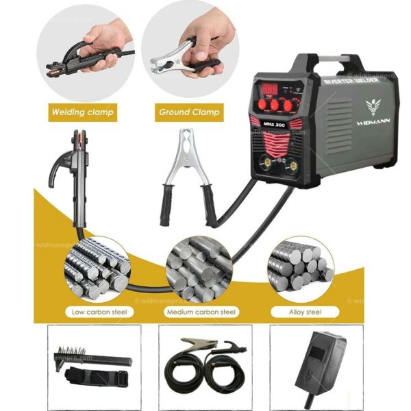 Aparelho de Soldar Inverter 300 PRO Amperes Cinza